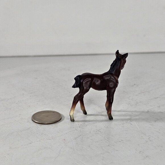 Breyer Stablemate Standing Thoroughbred Foal Dark Bay Horse #3085 G1 - Picture 3 of 9